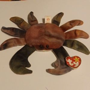 ORIGINAL CLAUDE THE CRAB BEANIE BABY
